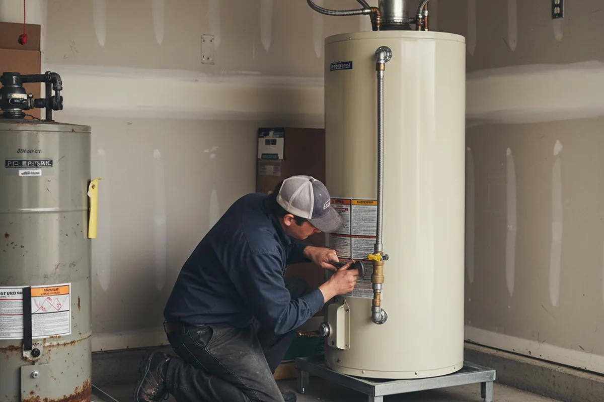 Water heater and shutoff valve replacement in Windermere