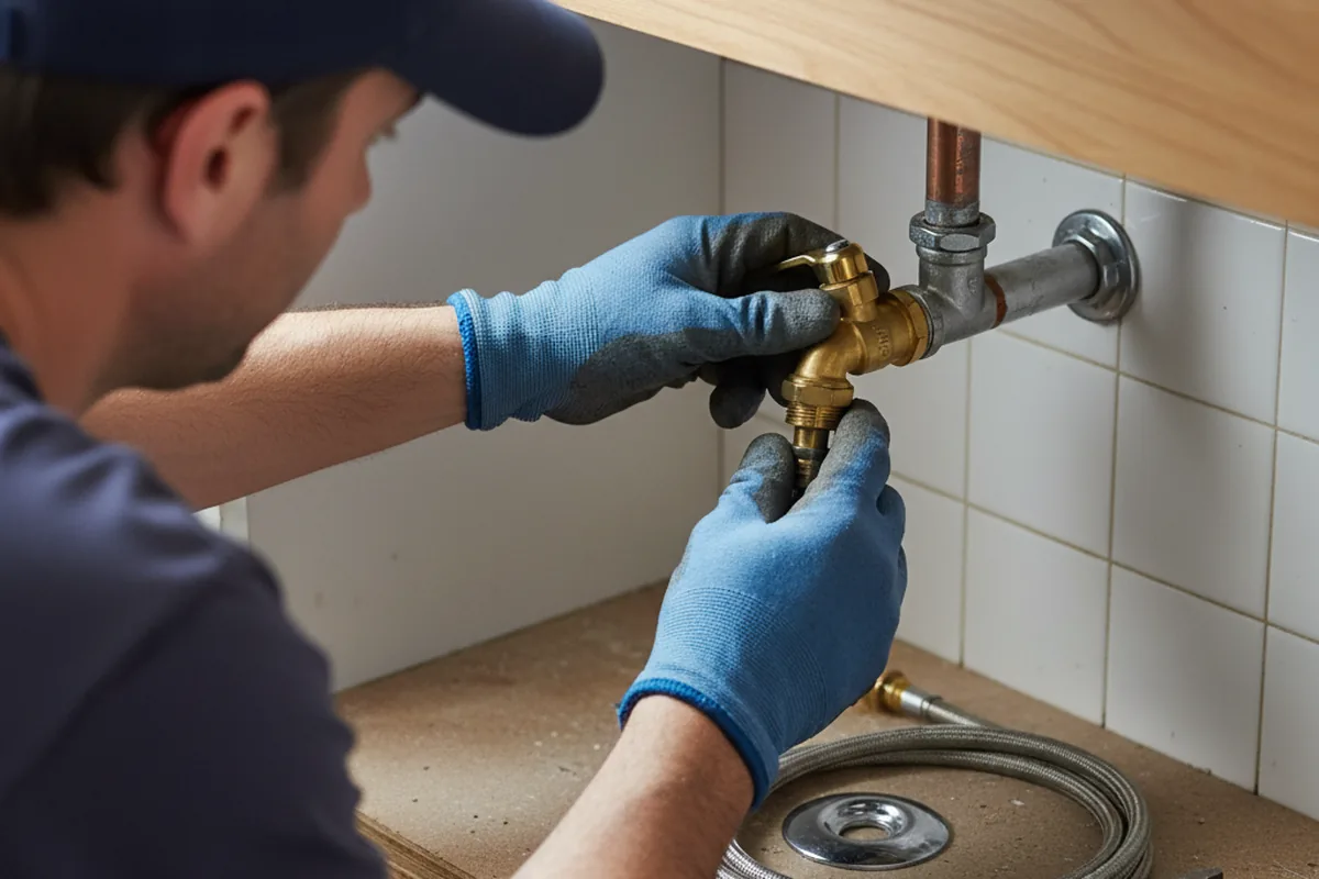 Shutoff valve and fitting work during Emergency Plumbing in Windermere